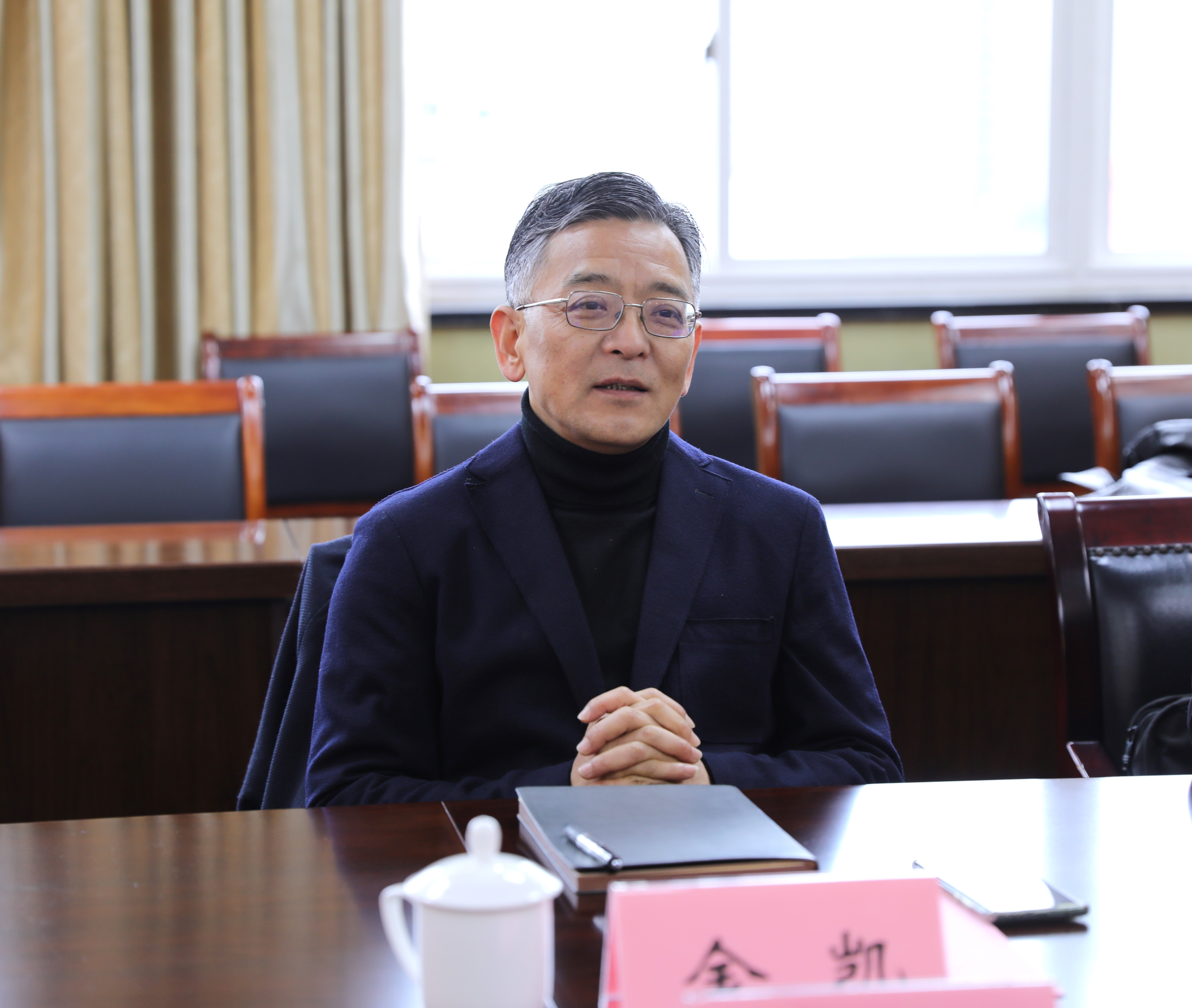 湖州市副市长金凯一行来校调研
